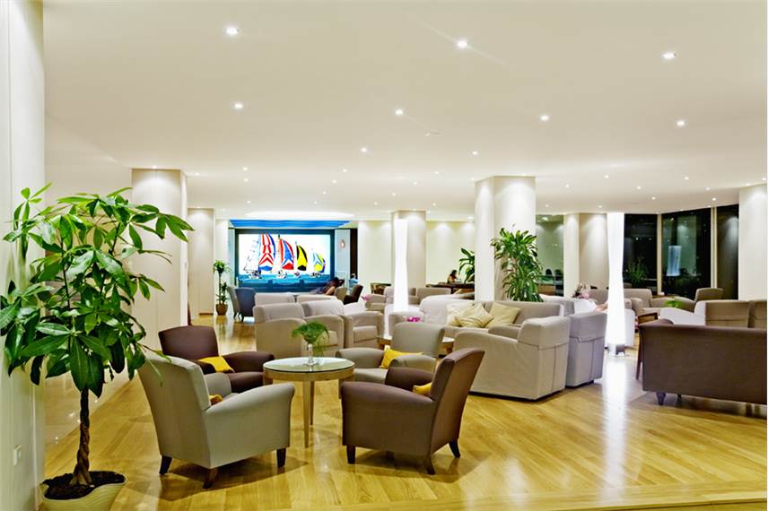 Řecko, Rhodos, Kallithea, Hotel Eden Roc, salonek Eden Roc