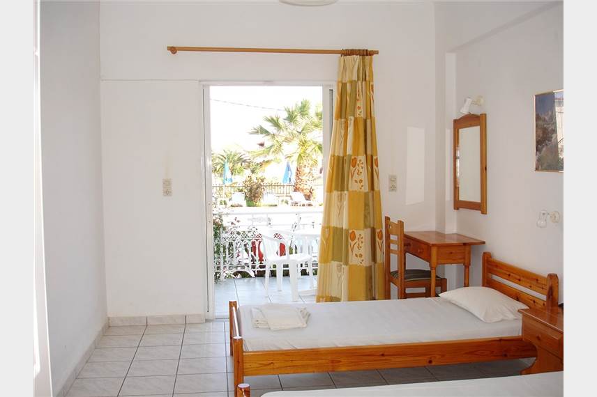 Řecko, Zakynthos, Laganas, studia Sunshine, pokoj Sunshine