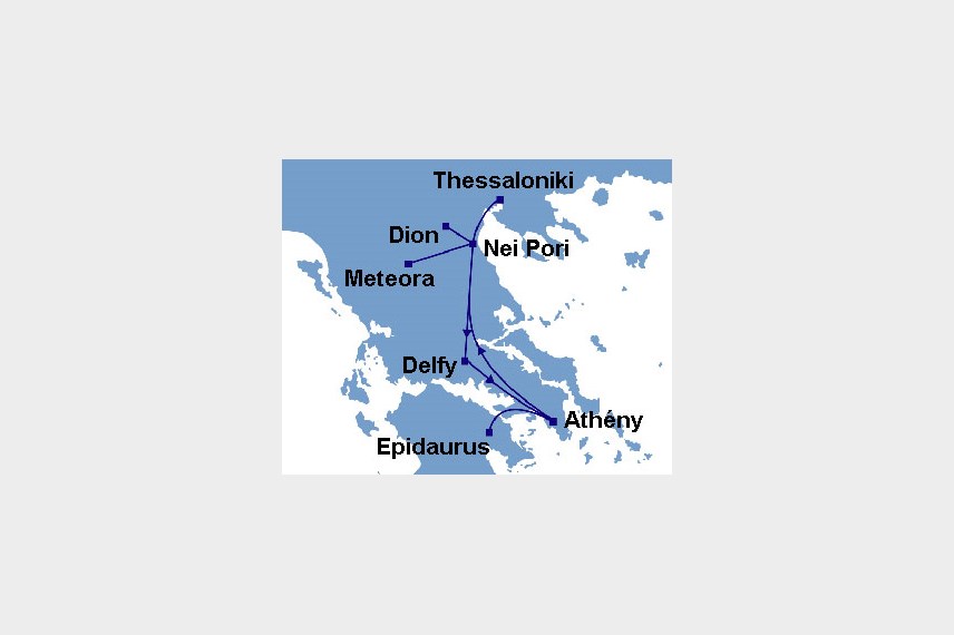  Poznávací okruh  s prohlídkou Argolidy