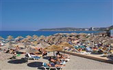 Řecko, Rhodos, Ixia, Hotel Avra Beach, pláž Avra Beach