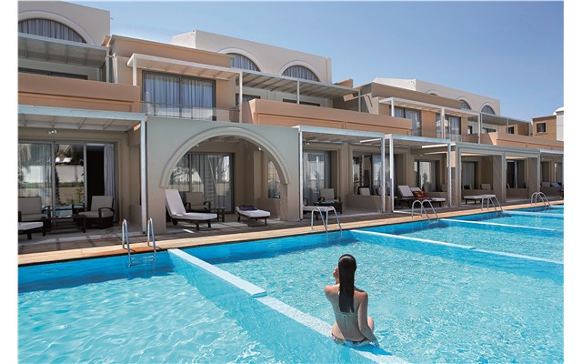Sentido Ixian Grand and Suites Řecko, Rhodos, Ixia, Hotel The Ixian Grand, suity s propojenými bazény