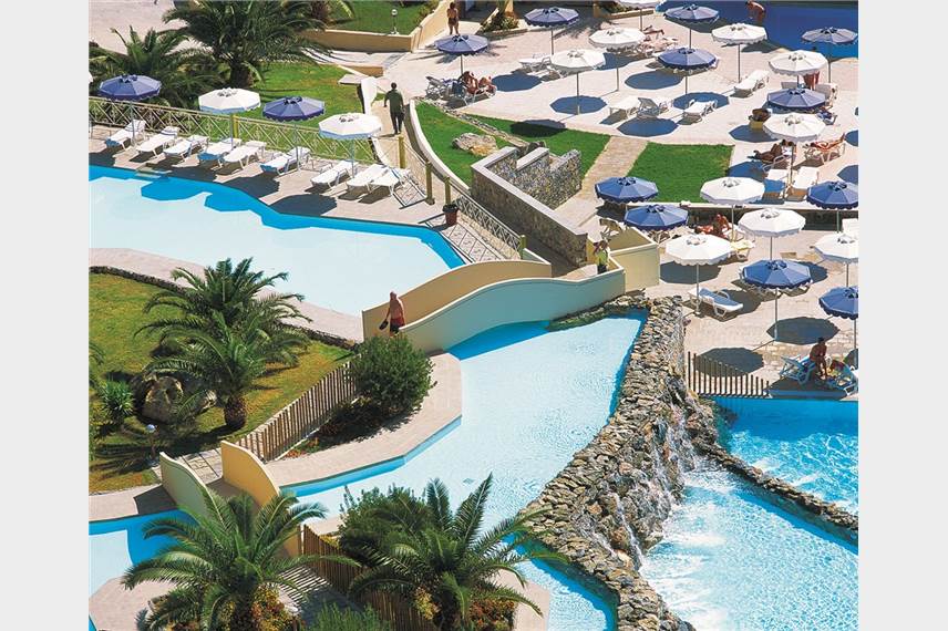 Řecko, Rhodos, Lindos, Hotel Iberostar Lindos Royal, bazény Iberostar Lindos Royal