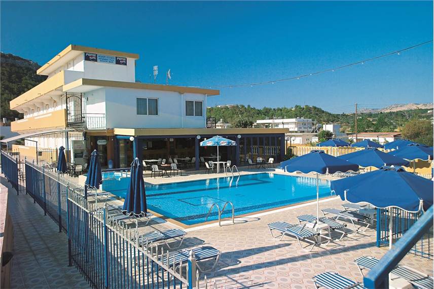 Řecko, Rhodos, Faliraki, Meropi, bazén  Meropi