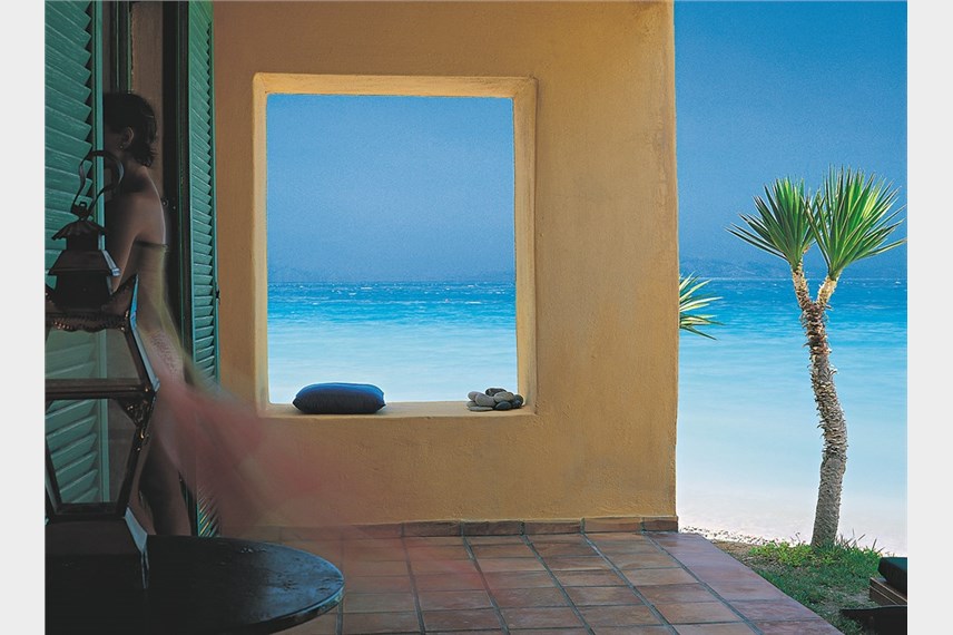 Řecko, Rhodos, Ixia, Hotel Miramare Wonderland, sea front suite Miramare Park Suites and Villas