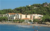 Řecko, Samos, Karlovassi, hotel Samaina Inn, pláž Samaina Inn
