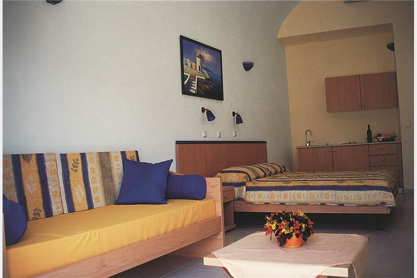 Řecko, Santorini, Kamari, Hotel Aegean Plaza, pokoj Aegean Plaza