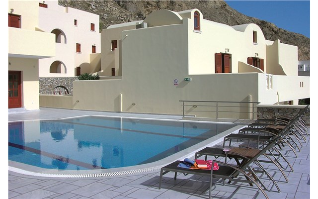 Epavlis Řecko, Santorini, Kamari, Hotel Epavlis, bazén