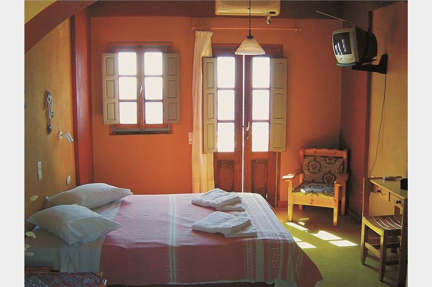 Řecko, Santorini, Imerovigli, Merovigla Studios, pokoj Merovigla Studios