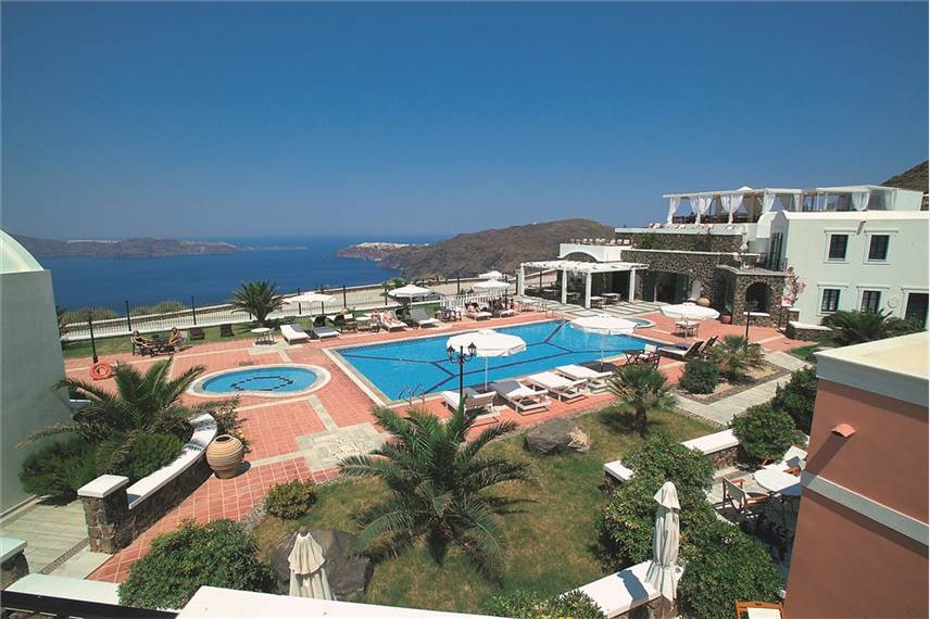 Řecko, Santorini, Imerovigli, Pantheon Villas Pantheon Villas