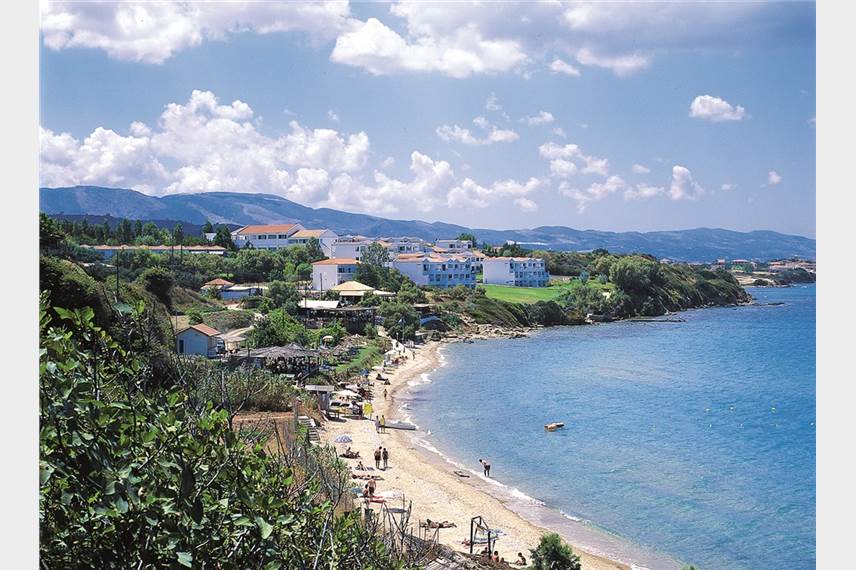 Řecko, Zakynthos, Hotel Iberostar Plagos Beach, záliv Tsilivi Louis Plagos Beach