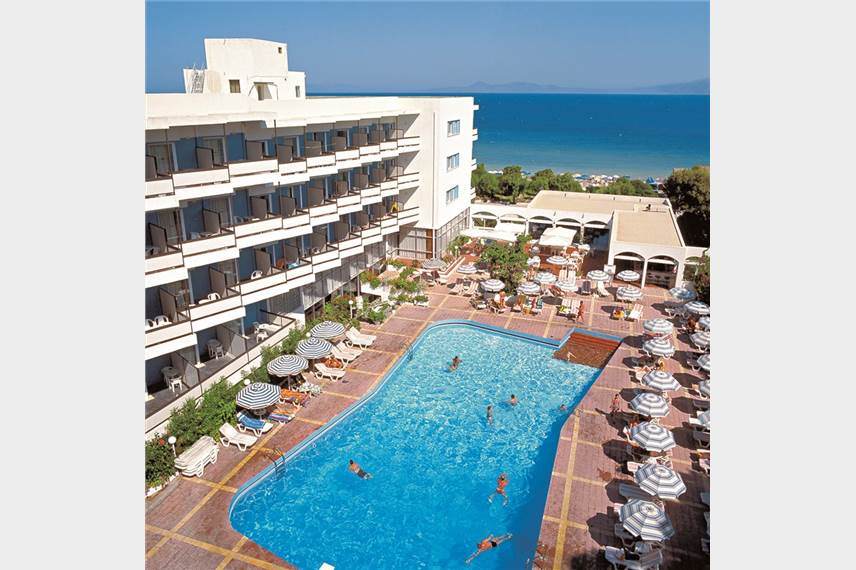 Řecko, Rhodos, Ixia, Hotel Belair, bazén Belair Beach