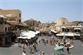 Ostrov Rhodos - náměstí v historické části hlavního města