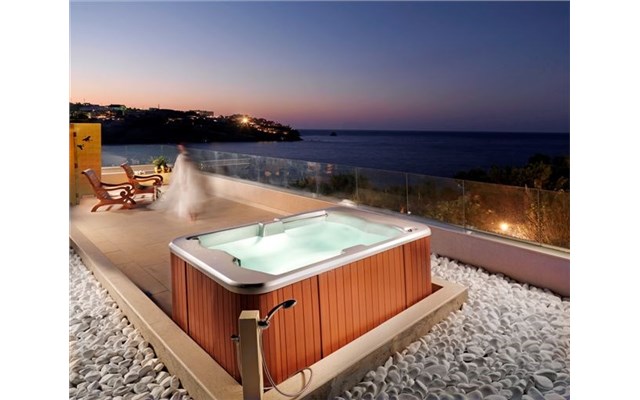 Out of the Blue Capsis Elite Resort / Oh! Suites / Exclusive collection Řecko, Kréta, Agia Pelagia, Hotel Capsis Out of the Blue Oh! All suite hotel, Princess suite with private jacuzzi