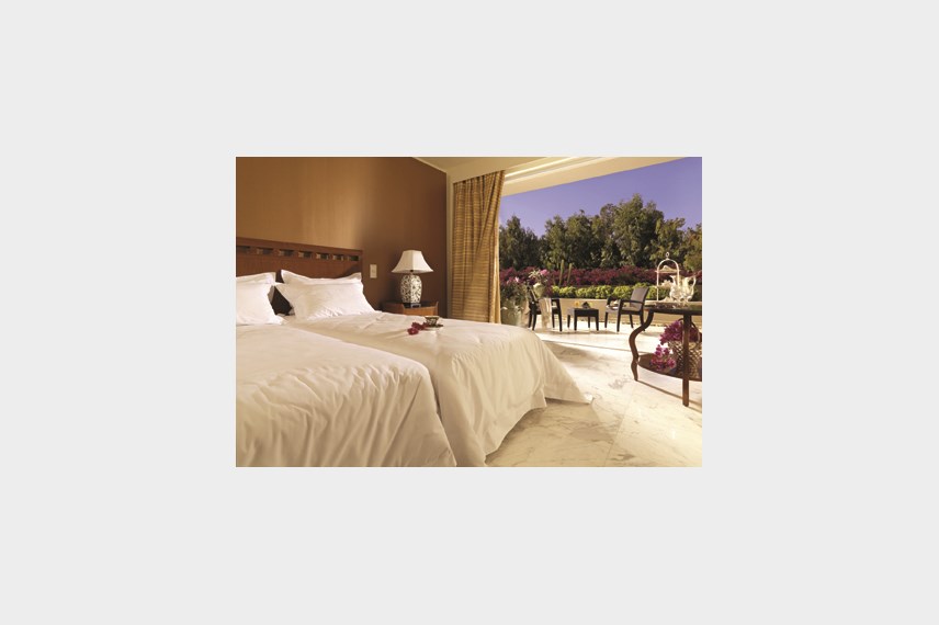 Řecko, Kréta, Agia Pelagia, Hotel Capsis Out of the Blue Ruby Red Regal, Luxury room garden view Out of the Blue Capsis Elite Resort / Ruby Red Regal