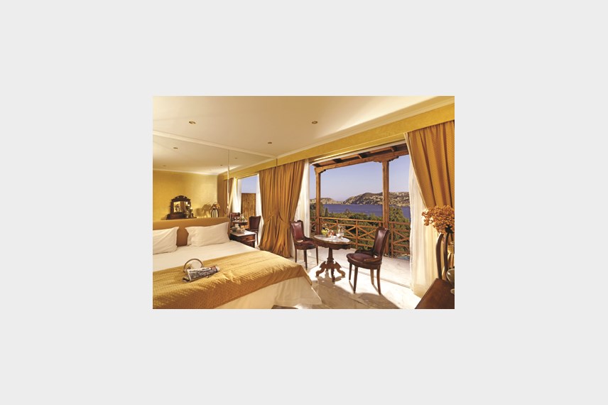 Řecko, Kréta, Agia Pelagia, Hotel Capsis Out of the Blue Ruby Red Regal, Luxury room sea view Out of the Blue Capsis Elite Resort / Ruby Red Regal