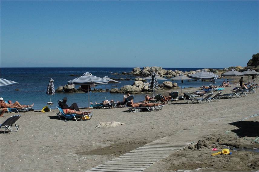 Řecko, Rhodos, Faliraki pláž  Meropi