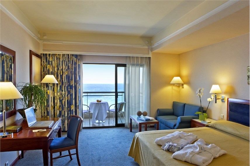 Řecko, Rhodos, Město Rhodos, Hotel Mediterranean, pokoj s výhledem na moře Mediterranean