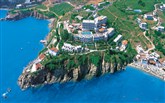 Řecko, Kréta, Agia Pelagia, Hotel Peninsula, letecký pohled Peninsula