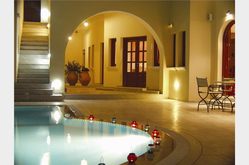 Řecko, Santorini, Kamari, Hotel Epavlis Epavlis