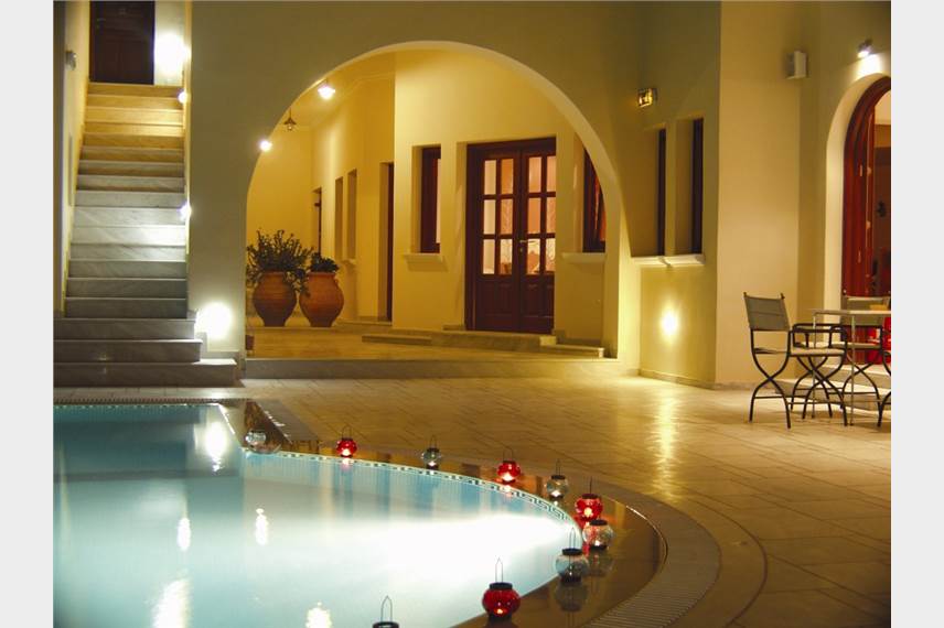 Řecko, Santorini, Kamari, Hotel Epavlis Epavlis