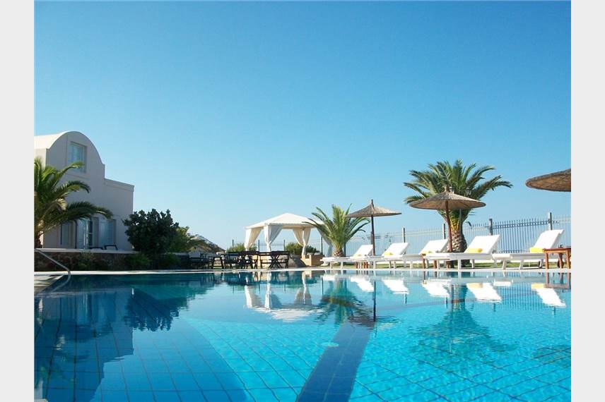 Řecko, Santorini, Kamari, Hotel Pantheon Villas Pantheon Villas