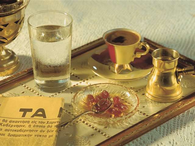 Kafenion – centrum  veškerého dění