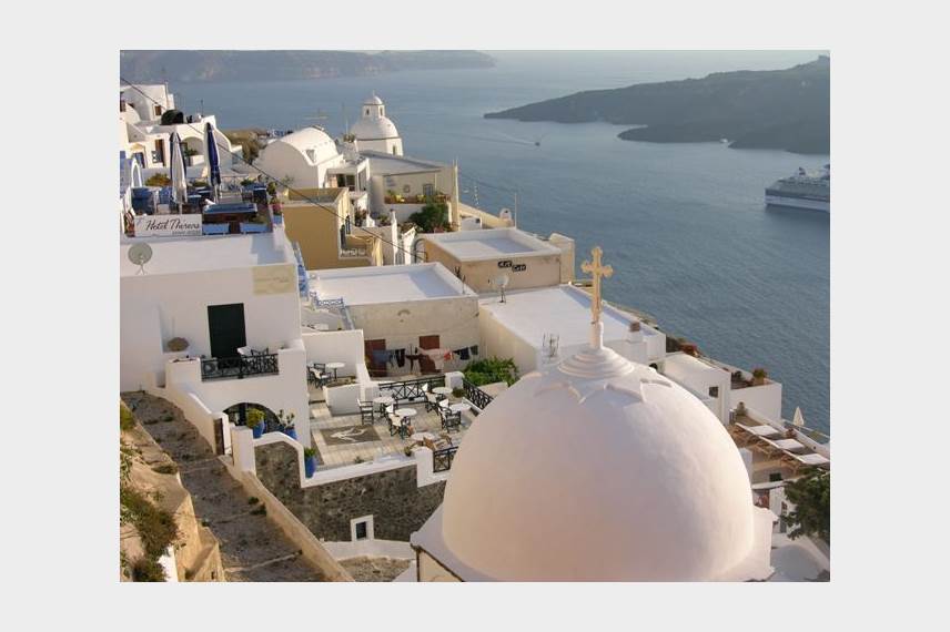  Santorini Reflexions Volcano