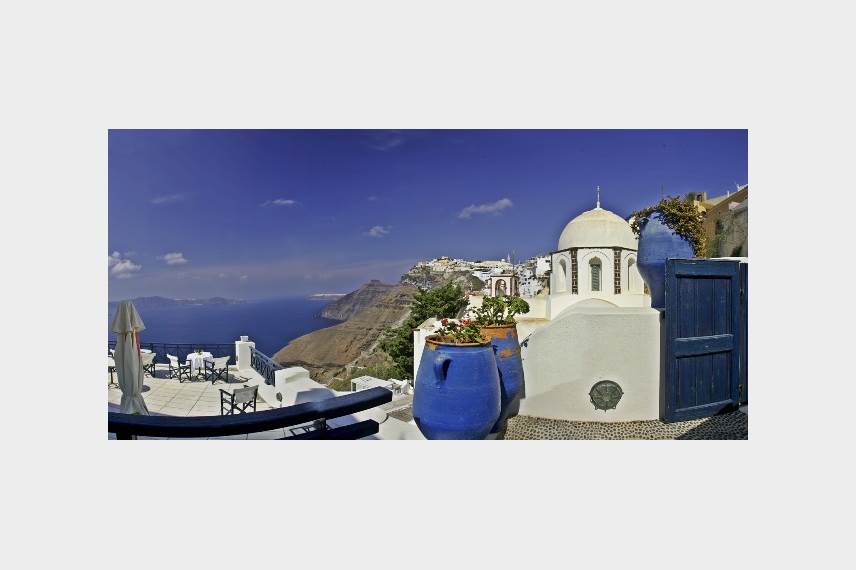  Santorini Reflexions Volcano