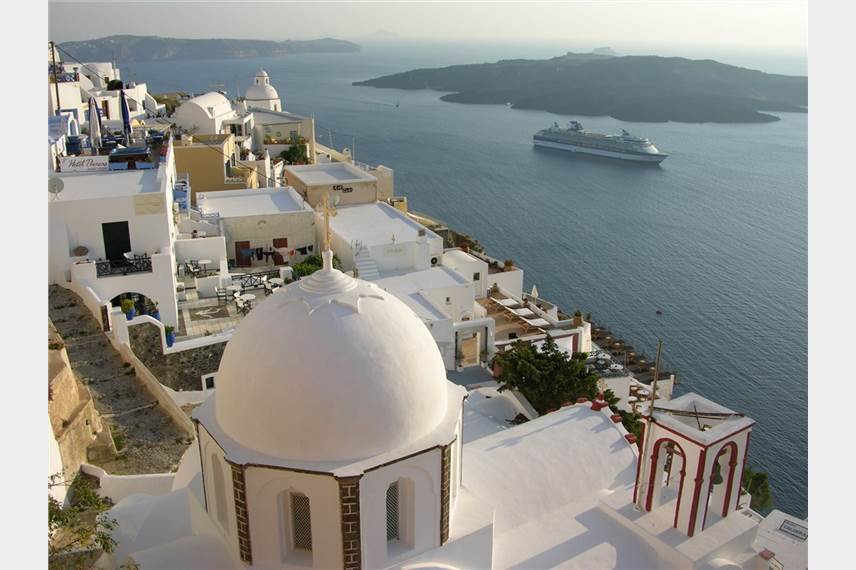  Santorini Reflexions Volcano