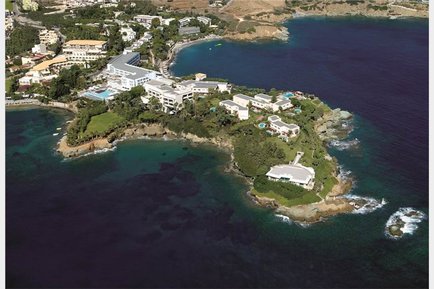 Areál Capsis Out Of The Blue - privátní poloostrov Out of the Blue Capsis Elite Resort / Divine Thalassa / Exclusive collection