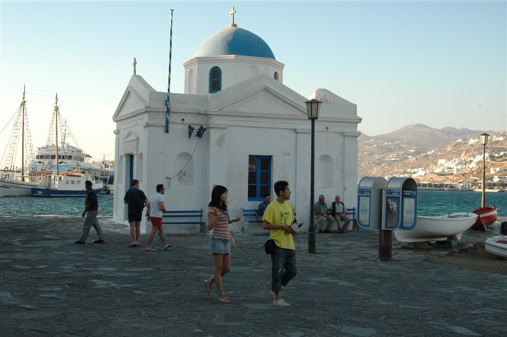 Kostelíky na Mykonu